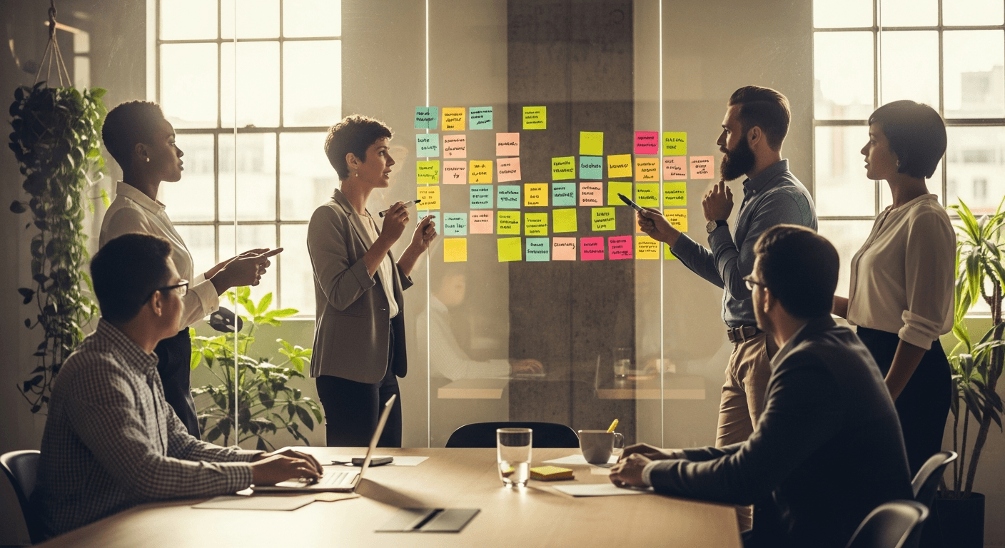 Collaborative summit planning session